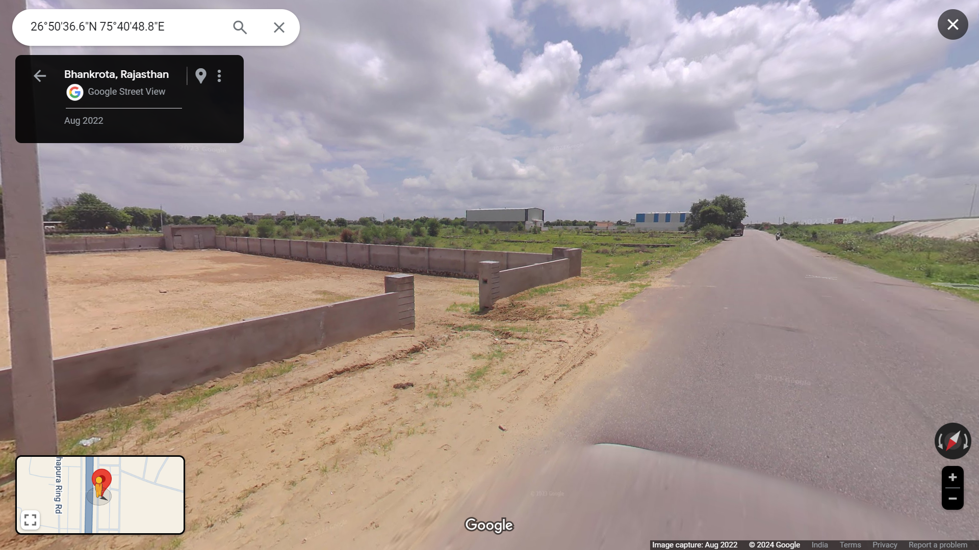To Let 1250 sq meter plot for Rent on inner ring road, mahapura, near ajmer road for warehouse, etc-Others-Jaipur